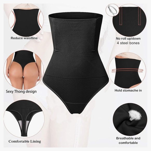 Women Waist Cincher Thong Shapewear | XS/S - Picture 6 of 8